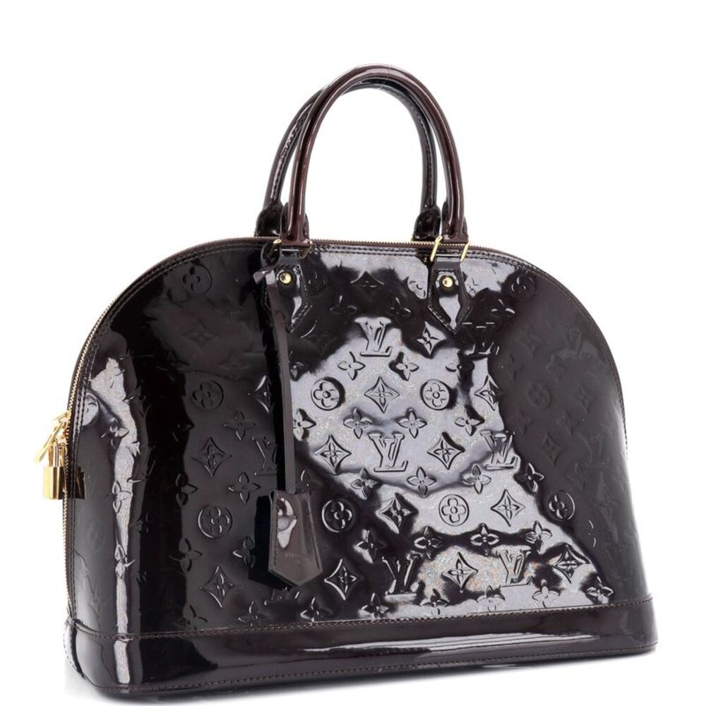 Louis Vuitton Black Patent Leather Bag - Picture 2 of 8